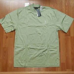 New Greg Norman Golf Shirt, pullover, Avocado Green, Medium, Four Seasons Resort
